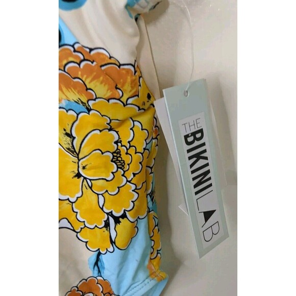 The Bikini Lab Yellow and Blue Floral One Piece - Picture 12 of 13